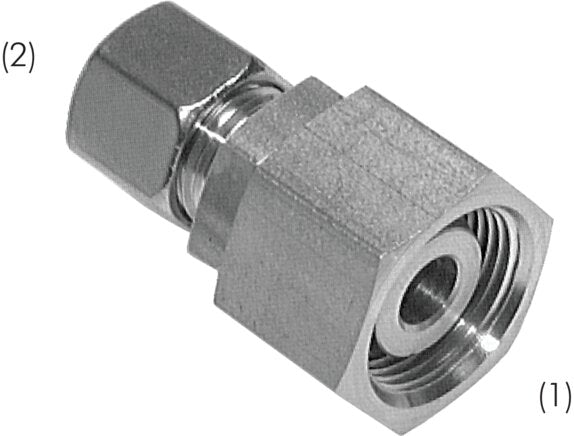 Reducing insert 12 L-6 L (M12x1.5), 1.4571