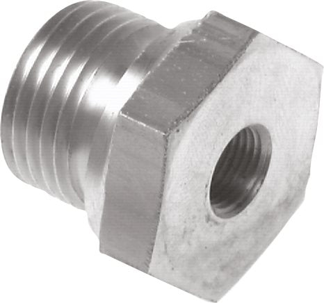 Réducteur hydraulique G 1/8"(AG)-G 3/8"(IG), 1.4571, joint élastomère