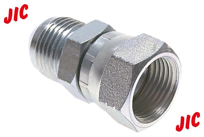 Reduziernippel UNF 3/4"-16(JIC-AG)-UNF 3/4"-16(JIC-IG)