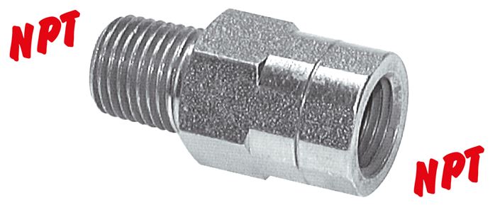 Thread extension NPT 1/8", galvanized steel