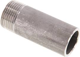 Welding nipple R 1"-80mm-33.7mm, 1.4571