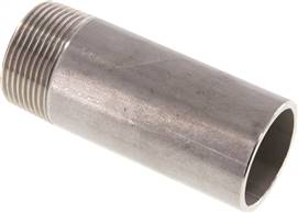 Welding nipple R 1-1/4"-100mm-42.4mm, 1.4571