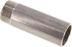 Welding nipple R 1-1/4"-120mm-42.4mm, 1.4571