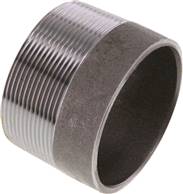 Welding nipple R 2-1/2"-50mm-76.1mm, ST 37, black steel