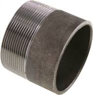 Welding nipple R 2-1/2"-60mm-76.1mm, ST 37, black steel