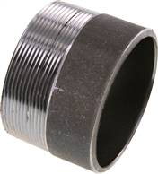 Welding nipple R 3"-60mm-88.9mm, ST 37, black steel