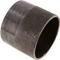 Welding nipple R 3"-80mm-88.9mm, ST 37, black steel