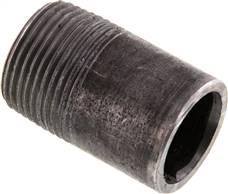 Welding nipple R 3/4"-40mm-26.9mm, ST 37, black steel