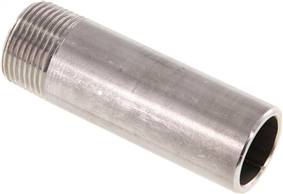 Welding nipple R 3/4"-80mm-26.9mm, 1.4571