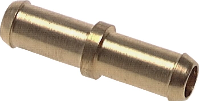 Straight plug connection 6mm-6mm inside, brass