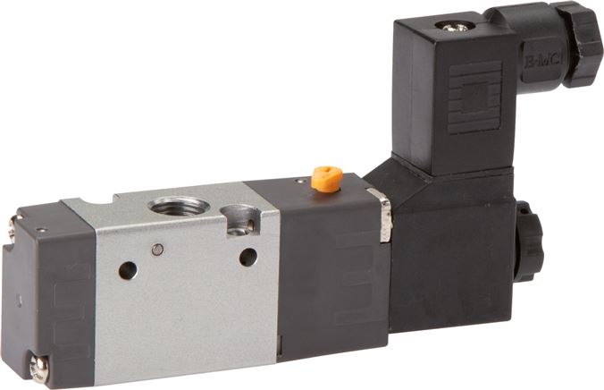 Électrovanne 3/2 voies, G 1/8", rappel par ressort (NO), 24 V AC