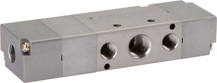 5/3-way pneumatic valve, G 1/4", vented in the middle position