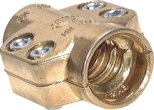 Threaded nozzle, DIN EN 14423 R 3/4"-19x33mm, brass