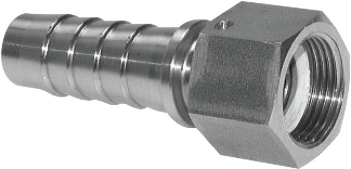 Hose nozzle, DIN EN 14423 G 1/2"-13x25mm, 1.4301