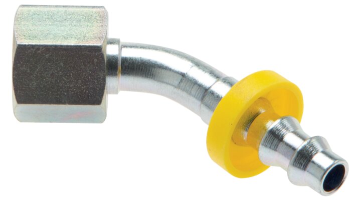 Raccord instantané 45° G 1" Ü écrou, tuyau GSP 25,4 mm