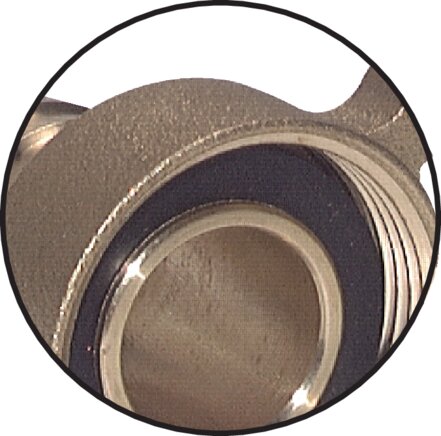 Standpipe screw connection, flat sealing G 1-1/4"-32 (1-1/4")mm