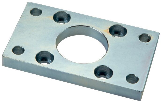 ISO 15552 flange mounting 80 mm, galvanized steel