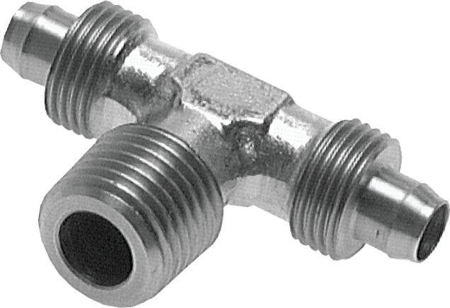 T-Gewindestück R 1/4"-8x6mm, 1.4404 ohne Muttern