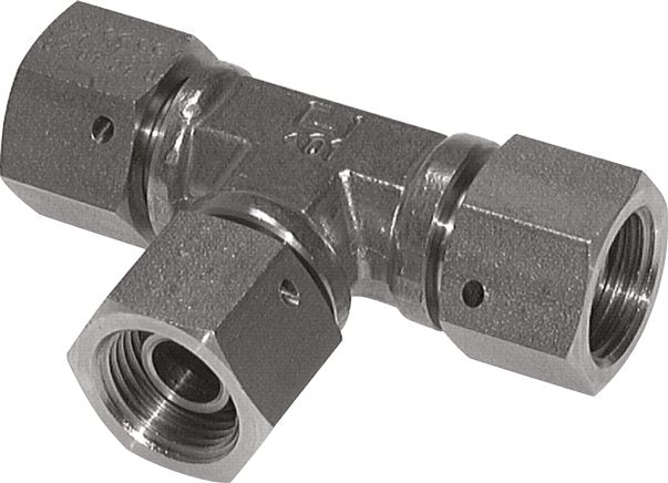 T-screw connection, 60° cone G 1-1/2" (IT), V4A