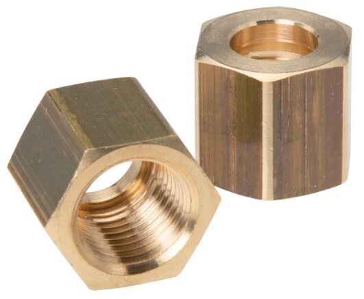 Union nut brass, G 1", 25 mm