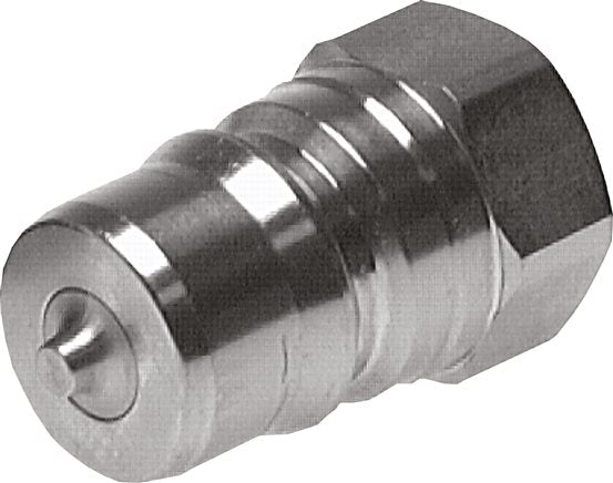 Accouplement hydraulique ISO 7241-1B, bouchon, G 1" (IG), acier inoxydable