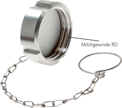 Blindmutter (Milchgewinde) Rd 78 x 1/6", 1.4301