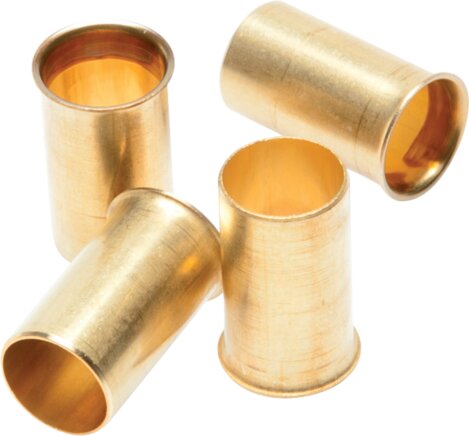 Reinforcement sleeve for pipe 8x6.0 mm, brass