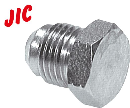 HD sealing plug UN 1-5/16"-12(JIC), galvanized steel