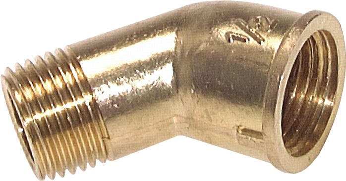 45° screw-in angle Rp 1-1/2"(IG)-R 1-1/2"(AG), brass