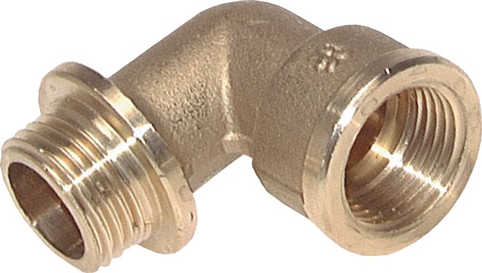 90° screw-in angle G 3"(IG)-G 3"(AG), brass