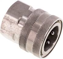 Washing device coupling socket, 1.4301, G 3/8" (IG)