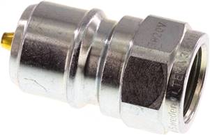 Washing device coupling plug, galvanized steel, G 3/8" (IG)