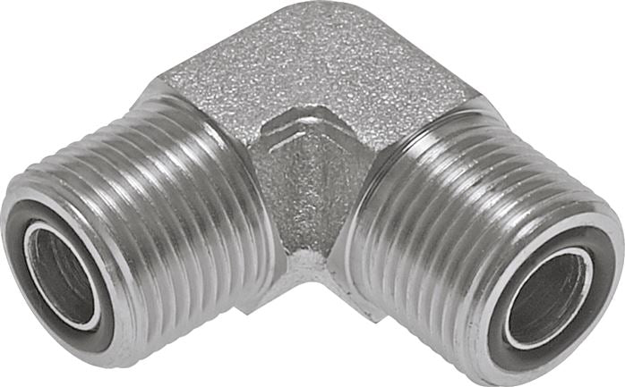 Raccord à vis d'angle ORFS UN 1-11/16"-12(AG)-UN 1-11/16"-12(AG)