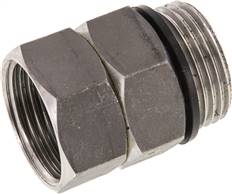 Hot water swivel joint, G 1"-G 1", stainless steel