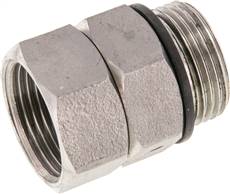 Hot water swivel joint, G 3/4"-G 3/4", stainless steel