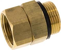 Hot water swivel joint, G 3/4"-G 3/4", brass