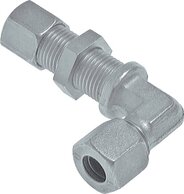 Angle bulkhead cutting ring fitting. 28 L (M36x2), without nut &amp; cutting ring, 1.4571