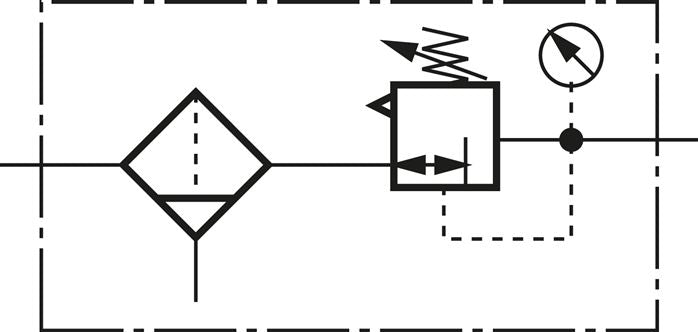 Filtre régulateur FUTURA, G 1/2", 0,5 - 10 bar, série 2