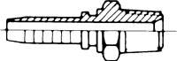 Raccord à sertir ES-4SH AGN (droit), NPTF 1-1/2"