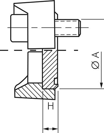 Blindplatte 3/4"-SAE (3000 PSI) (38,1mm) - ISO 6162