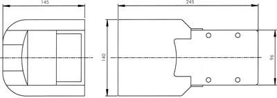 Clapet de pied 3/2 voies (NO/NC), G 1/8", rappel par ressort