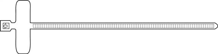 Identification binder, 2.5x200 mm, labeling field inside