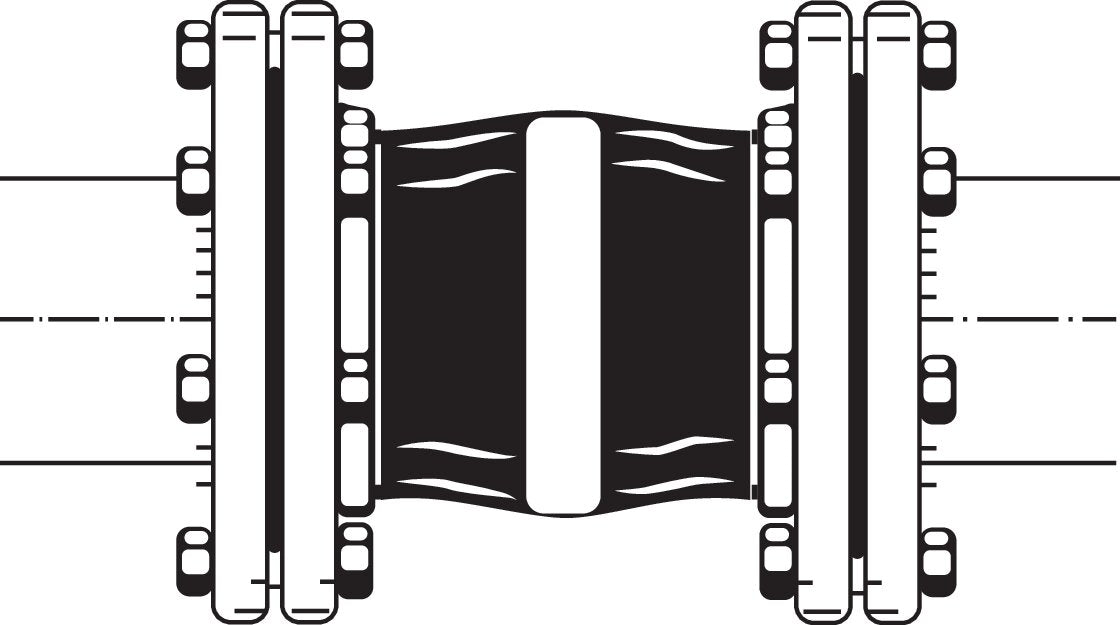 Compensateur, DN50-PN16 (DIN/EN), NBR