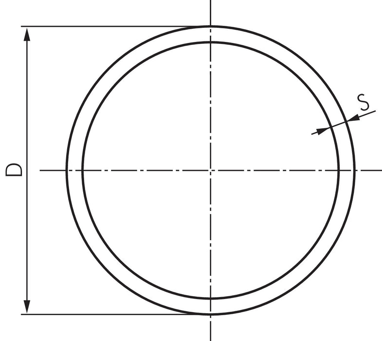 Tuyau, PVC-U, 50x3,7 mm, PN16