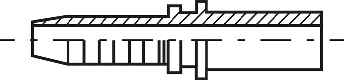 ES press connection RSL (straight), 28 L