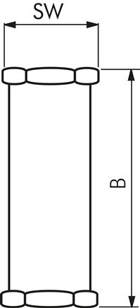 Schlauchbruchsicherung G 1" (Innengewinde)