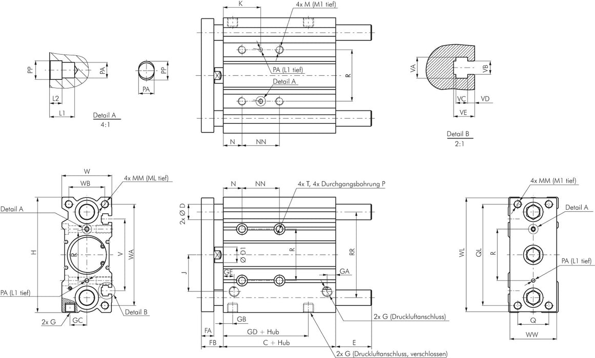 Reparatursatz für SGM-Zylinder 12mm