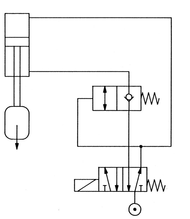 Stoppverschraubung G 1/4"-10mm, ohne Handnotbetätigung IQS-MSV