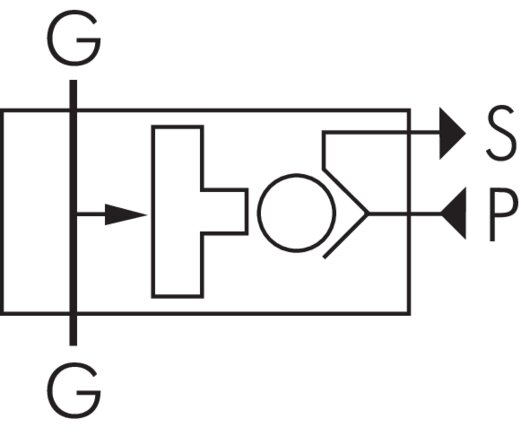 Raccordement à vis de signal G 3/8"-4mm, standard