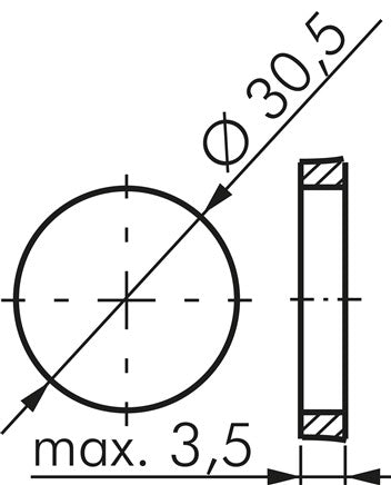 Vanne 3/2 voies G 1/8", bouton d'arrêt d'urgence rouge